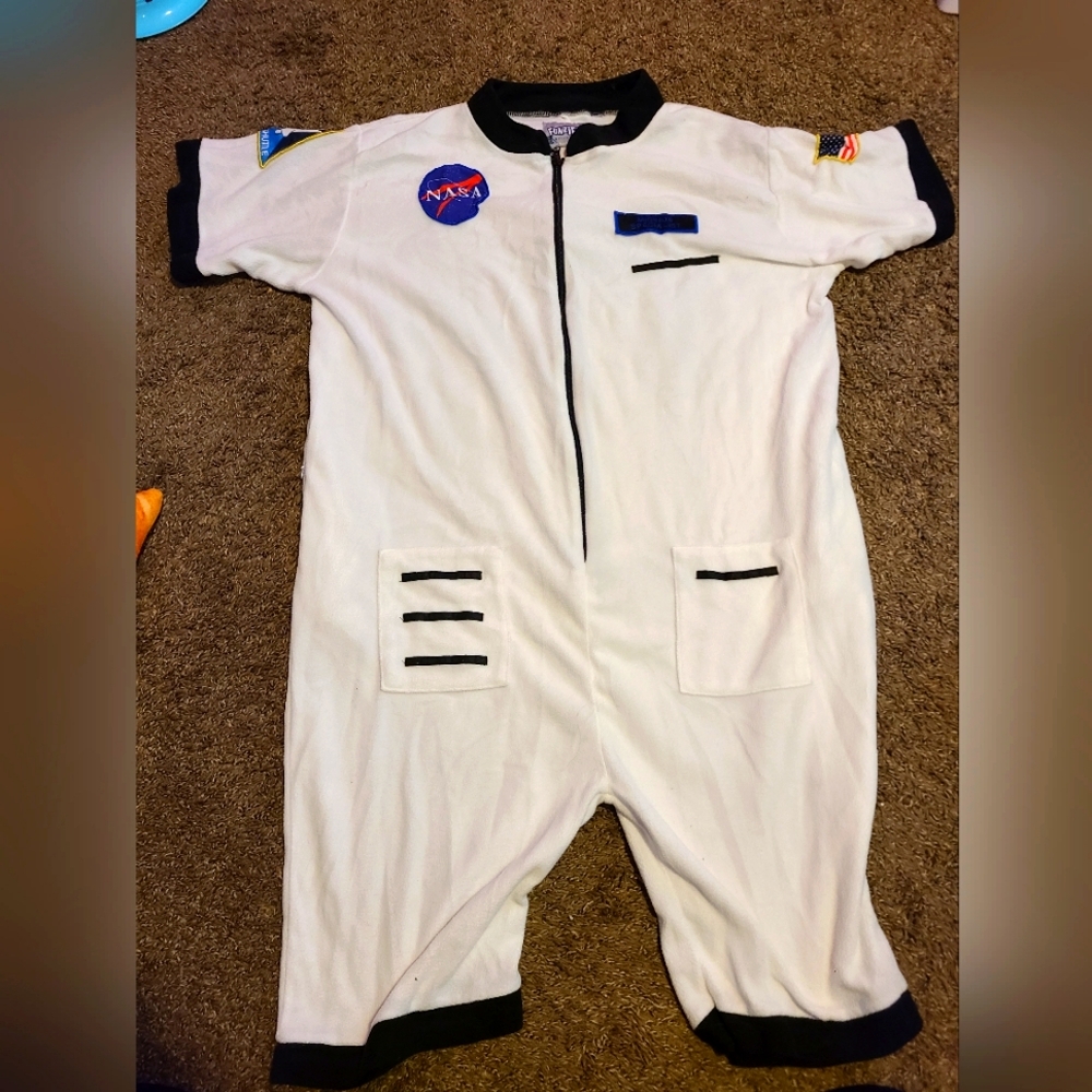 Funziez by silver lilly astronaut onesie XL adult white